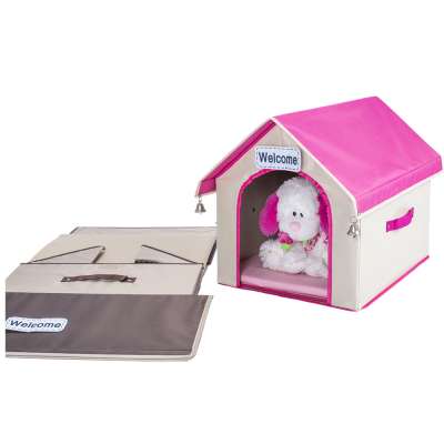 Cheap Sale Polyester Convenient Home Folding Fabric Pet House